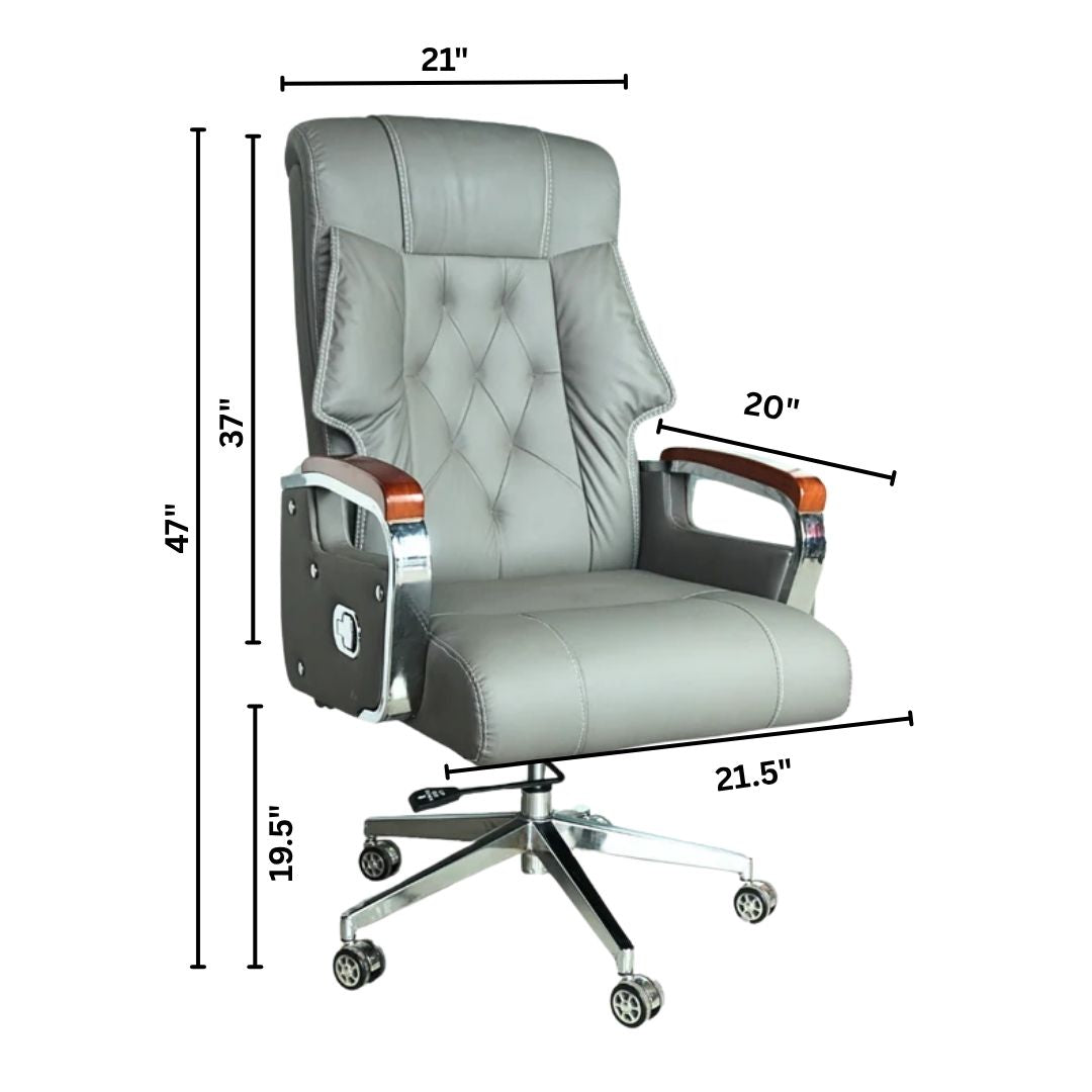 Comfortable Luxury Boss Chair (FT-H186) Gray