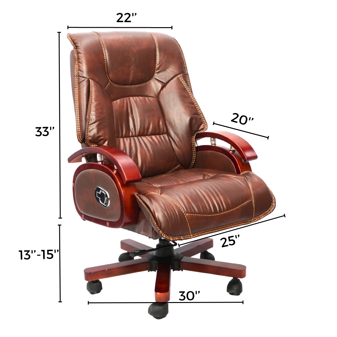 Comfortable Luxury Boss Chair (FT-H121) - best office chair in bangladesh, executive chair for office, childs table and chair set, Gaming Chair, Digital Safety Locker, Bar Stool, leather boss chair, Restaurant Chair, Large Antique Wall Mirror -Furnitex Limited