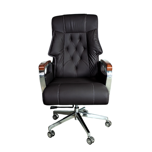 Comfortable Luxury Boss Chair (FT-H186) Black - best office chair in bangladesh, executive chair for office, childs table and chair set, Gaming Chair, Digital Safety Locker, Bar Stool, leather boss chair, Restaurant Chair, Large Antique Wall Mirror -Furnitex Limited