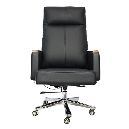Comfortable Luxury Boss Chair (FT-H808) Black - best office chair in bangladesh, executive chair for office, childs table and chair set, Gaming Chair, Digital Safety Locker, Bar Stool, leather boss chair, Restaurant Chair, Large Antique Wall Mirror -Furnitex Limited