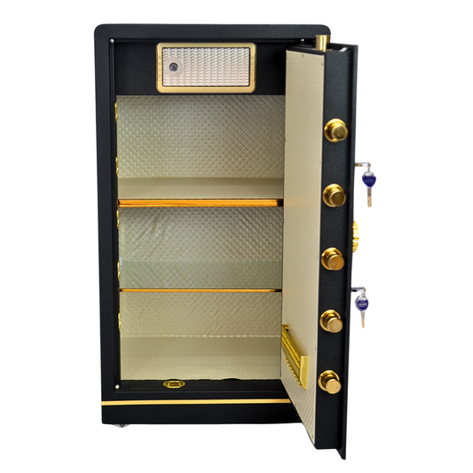 ELAF DIGITAL SAFETY LOCKER (FT-L1000) Black - best office chair in bangladesh, executive chair for office, childs table and chair set, Gaming Chair, Digital Safety Locker, Bar Stool, leather boss chair, Restaurant Chair, Large Antique Wall Mirror -Furnitex Limited