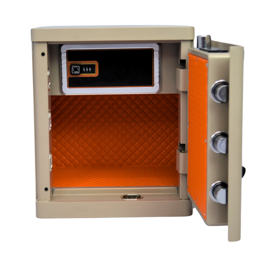 ELAF FINGERPRINT SAFETY LOCKER (FT-F450) White - best office chair in bangladesh, executive chair for office, childs table and chair set, Gaming Chair, Digital Safety Locker, Bar Stool, leather boss chair, Restaurant Chair, Large Antique Wall Mirror -Furnitex Limited