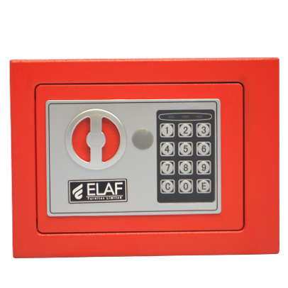 ELAF Small Safety Box with Electronic Keypad (FT-L17ET) Red - best office chair in bangladesh, executive chair for office, childs table and chair set, Gaming Chair, Digital Safety Locker, Bar Stool, leather boss chair, Restaurant Chair, Large Antique Wall Mirror -Furnitex Limited