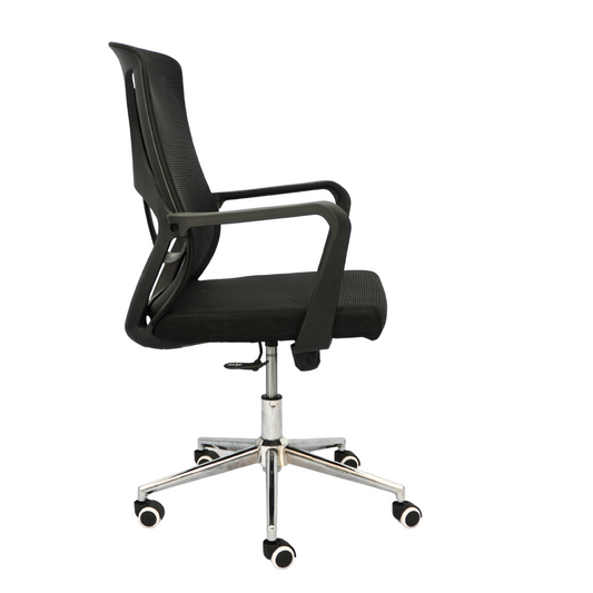 Multiple Uses Hydraulic Chair (FT-J161B) Black - best office chair in bangladesh, executive chair for office, childs table and chair set, Gaming Chair, Digital Safety Locker, Bar Stool, leather boss chair, Restaurant Chair, Large Antique Wall Mirror -Furnitex Limited