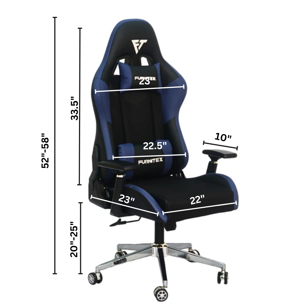 Gaming Chair with 4D Armrest (FT-G1) Blue Mate