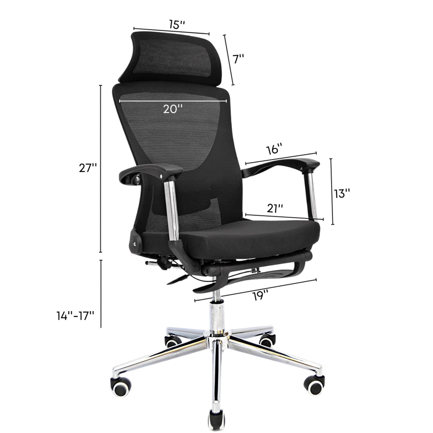 Executive Office Chair (FT-6067) Black - best office chair in bangladesh, executive chair for office, childs table and chair set, Gaming Chair, Digital Safety Locker, Bar Stool, leather boss chair, Restaurant Chair, Large Antique Wall Mirror -Furnitex Limited