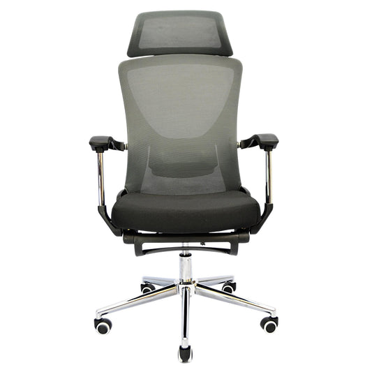 Executive Office Chair (FT-6067) Gray - best office chair in bangladesh, executive chair for office, childs table and chair set, Gaming Chair, Digital Safety Locker, Bar Stool, leather boss chair, Restaurant Chair, Large Antique Wall Mirror -Furnitex Limited