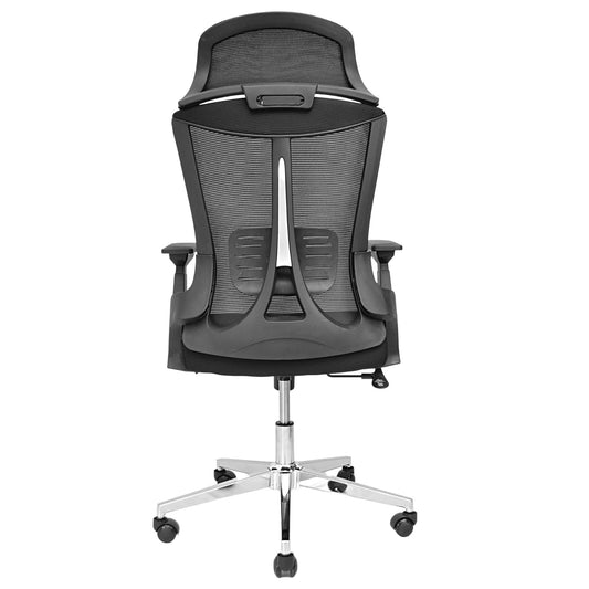 Executive Office Chair (FT-HJ053A) Black - best office chair in bangladesh, executive chair for office, childs table and chair set, Gaming Chair, Digital Safety Locker, Bar Stool, leather boss chair, Restaurant Chair, Large Antique Wall Mirror -Furnitex Limited