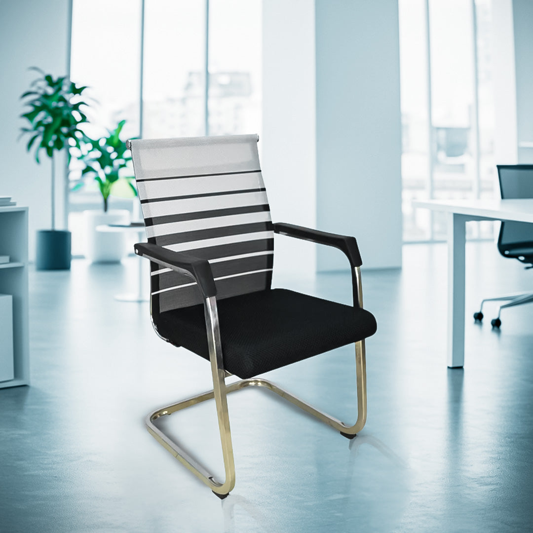 “Ergonomic Office Visitor Chair Model FT-V1113 by Furnitex Bangladesh”