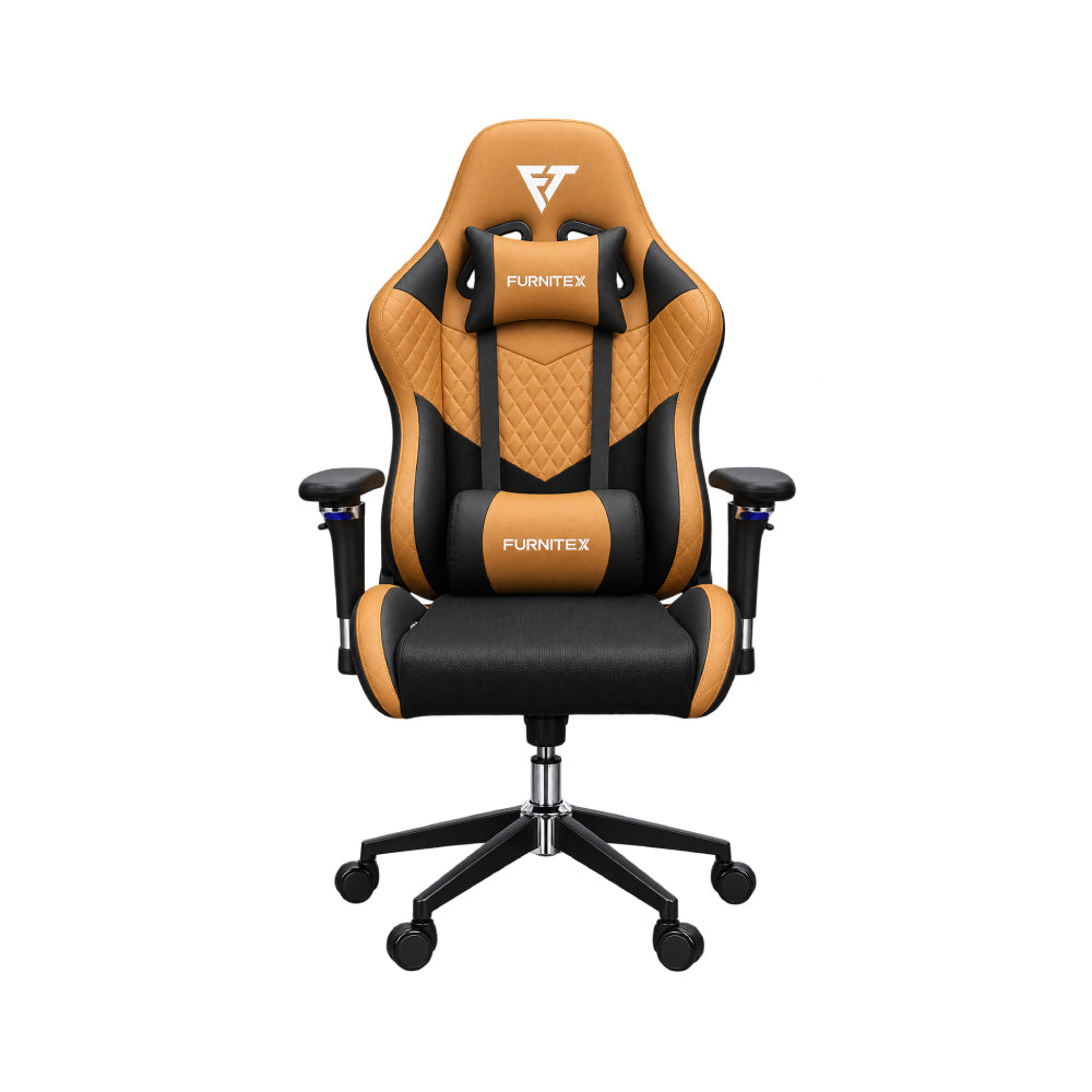 FURNITEX - Gaming Chair with 4D Armrest (FT-Tectonic 001) Orange Mate