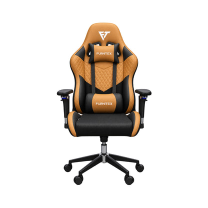 FURNITEX - Gaming Chair with 4D Armrest (FT-Tectonic 001) Orange Mate