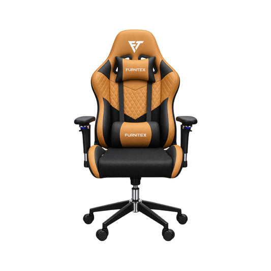 FURNITEX - Gaming Chair with 4D Armrest (FT-Tectonic 001) Orange Mate