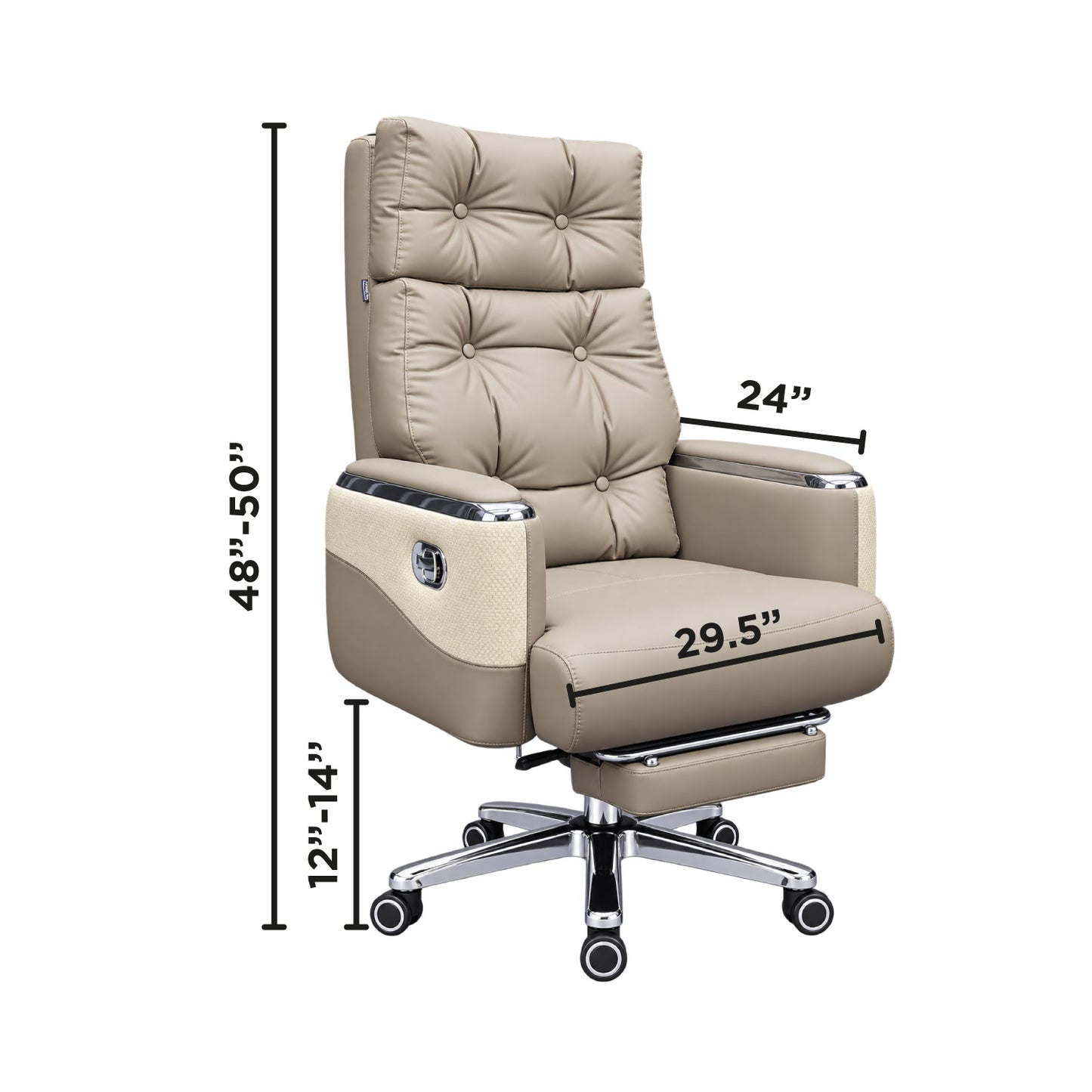 Executive Luxury Boss Chair with Footrest (FT-H0630) Chocolate