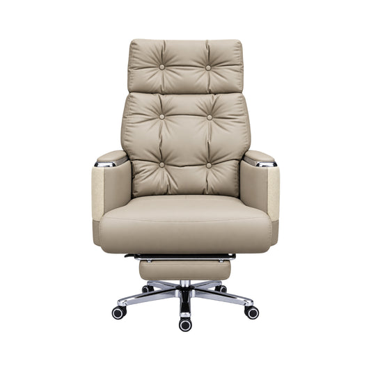 Executive Luxury Boss Chair with Footrest (FT-H0630) Chocolate