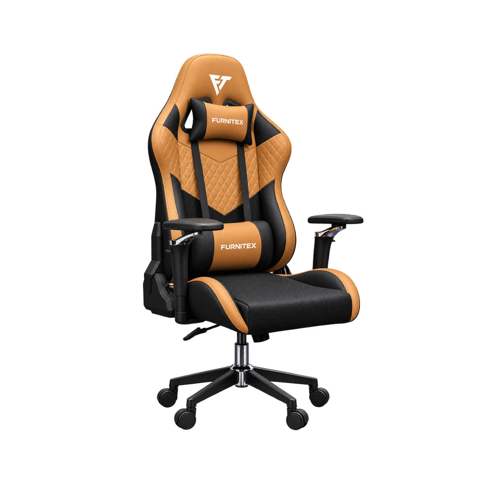 FURNITEX - Gaming Chair with 4D Armrest (FT-Tectonic 001) Orange Mate