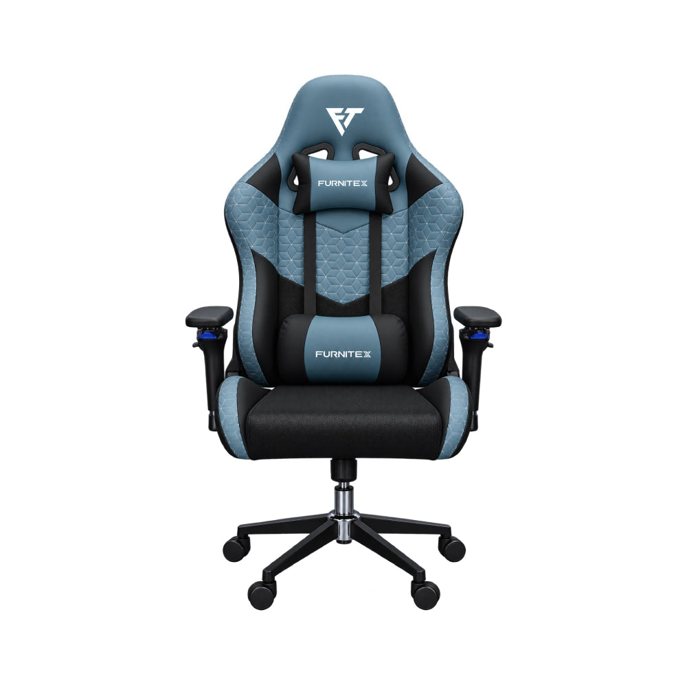 FURNITEX - Gaming Chair with 4D Armrest (FT-Tectonic 001) Slate Blue