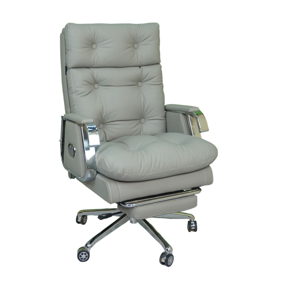 Comfortable Luxury Boss Chair FT-HM09 Pro Gray – Ergonomic Executive Chair by Furnitex Limited