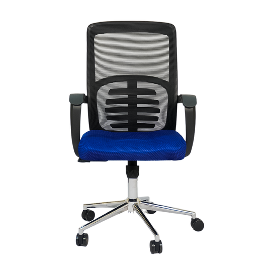 Hydraulic Chair (FT-J166-B) Blue Mesh - best office chair in bangladesh,  executive chair for office, childs table and chair set, Gaming Chair, Digital Safety Locker, Bar Stool, leather boss chair, Restaurant Chair, Large Antique Wall Mirror -Furnitex Limited