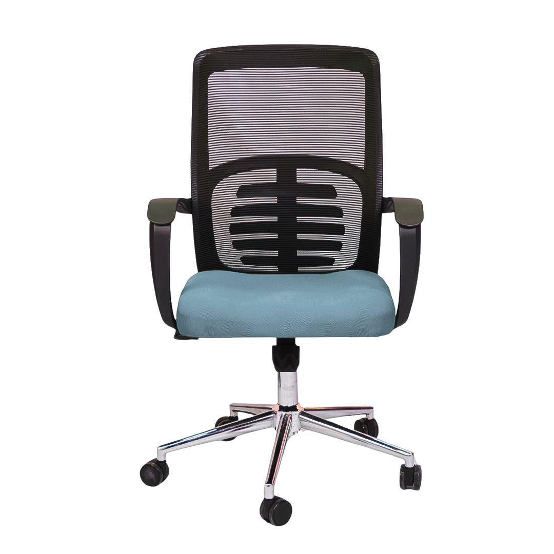 Hydraulic Chair (FT-J166-B) Gray Fabric