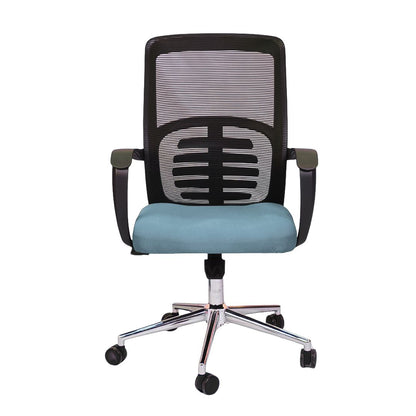 Hydraulic Chair (FT-J166-B) Gray Fabric