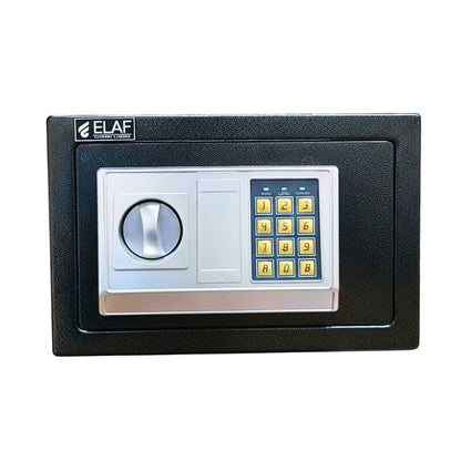ELAF Small Safety Locker with Electronic Keypad (FT-200E) – Black