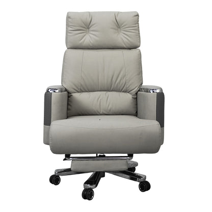 Executive Luxury Boss Chair with Footrest (FT-H0629) Gray