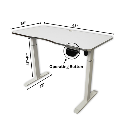 Electric Height-Adjustable Elevating Desk (FT-Y101) Black