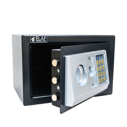 ELAF Small Safety Locker with Electronic Keypad (FT-200E) – Black