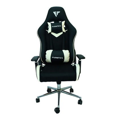 FURNITEX - Gaming Chair with 4D Armrest (FT-G2) White Mate