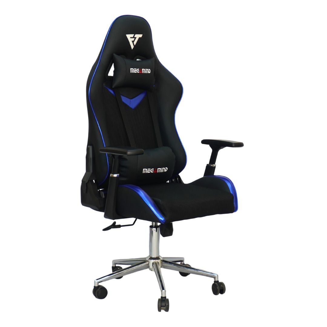 Gaming Chair Megamind with 4D Armrest (FT-G2) Glossy Blue