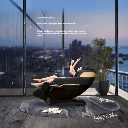 Wavex. - Luxury Massage Chair (C124) Black - Furnitex Limited