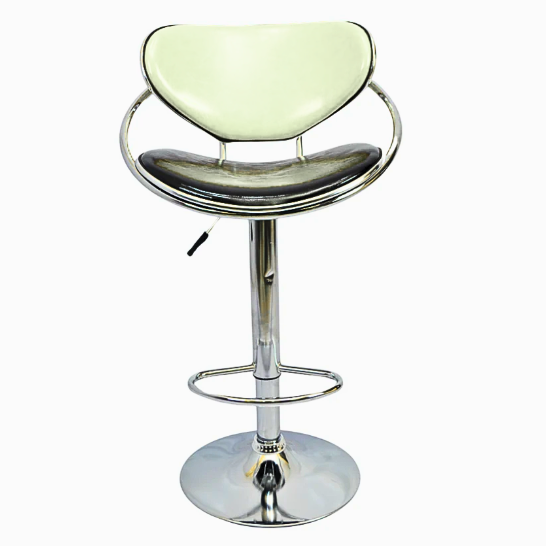 Bar Stool (FT-BL1) Glossy Off White