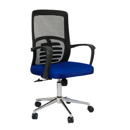 Hydraulic Chair (FT-J166-B) Blue Mesh - best office chair in bangladesh,  executive chair for office, childs table and chair set, Gaming Chair, Digital Safety Locker, Bar Stool, leather boss chair, Restaurant Chair, Large Antique Wall Mirror -Furnitex Limited