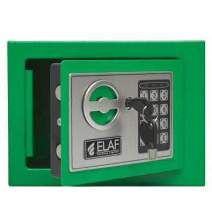 ELAF Small Safety Box with Electronic Keypad (FT-L17ET) Green - best office chair in bangladesh,  executive chair for office, childs table and chair set, Gaming Chair, Digital Safety Locker, Bar Stool, leather boss chair, Restaurant Chair, Large Antique Wall Mirror -Furnitex Limited