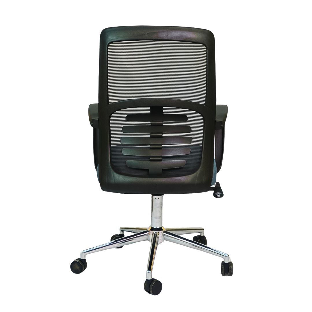 Hydraulic Chair (FT-J166-B) Gray Fabric