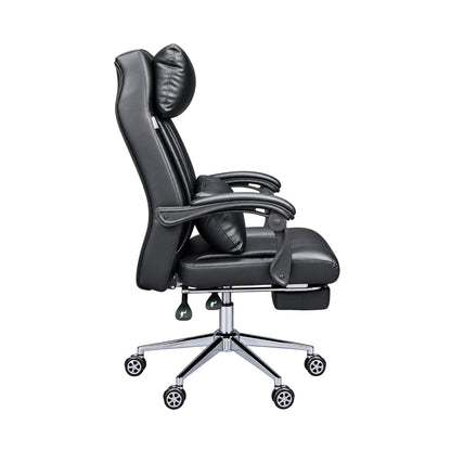 Revolving Office Chair with Footrest and Pillow (FT-HB859) Black