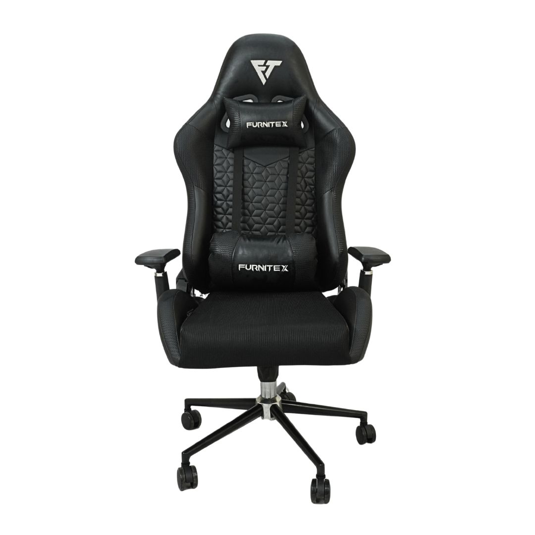 FURNITEX - Gaming Chair with 4D Armrest (FT-G5) Black