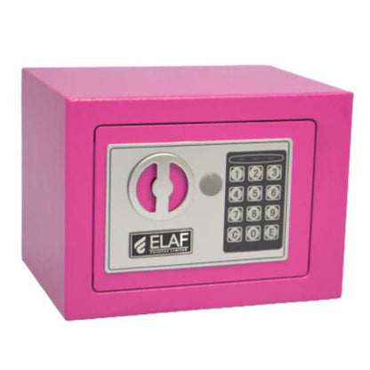 ELAF Small Safety Box with Electronic Keypad (FT-L17ET) Pink - best office chair in bangladesh,  executive chair for office, childs table and chair set, Gaming Chair, Digital Safety Locker, Bar Stool, leather boss chair, Restaurant Chair, Large Antique Wall Mirror -Furnitex Limited