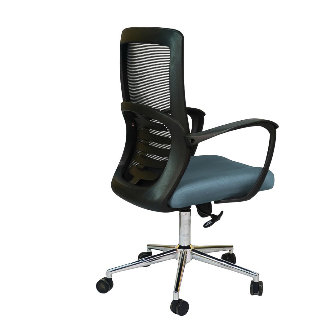 Hydraulic Chair (FT-J166-B) Gray Fabric