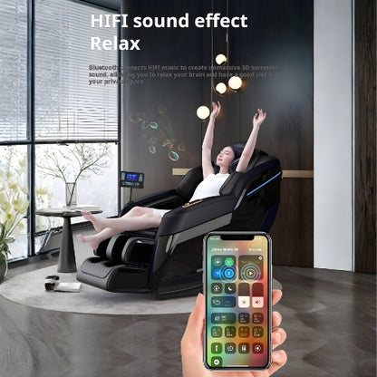 Wavex. - Luxury Massage Chair (C16) Black - Furnitex Limited