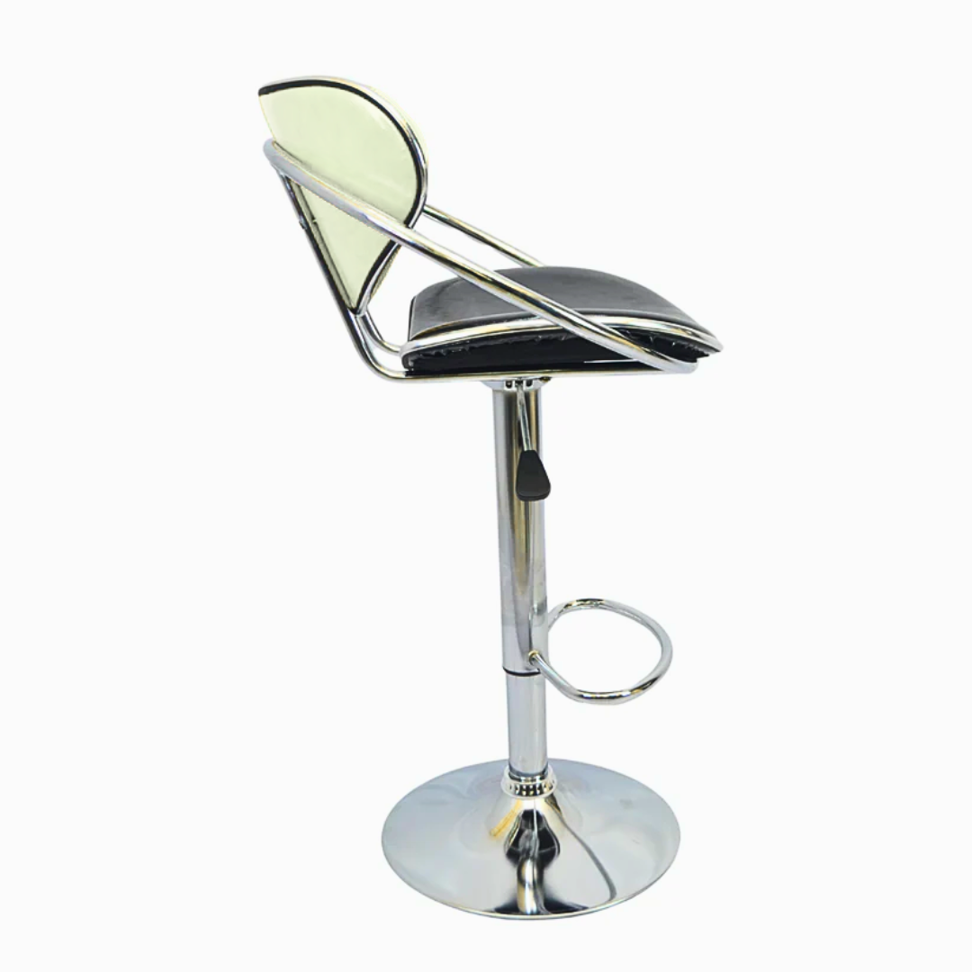 Bar Stool (FT-BL1) Glossy Off White