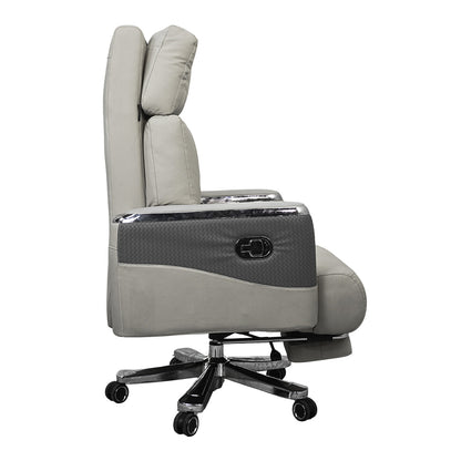 Executive Luxury Boss Chair with Footrest (FT-H0629) Gray