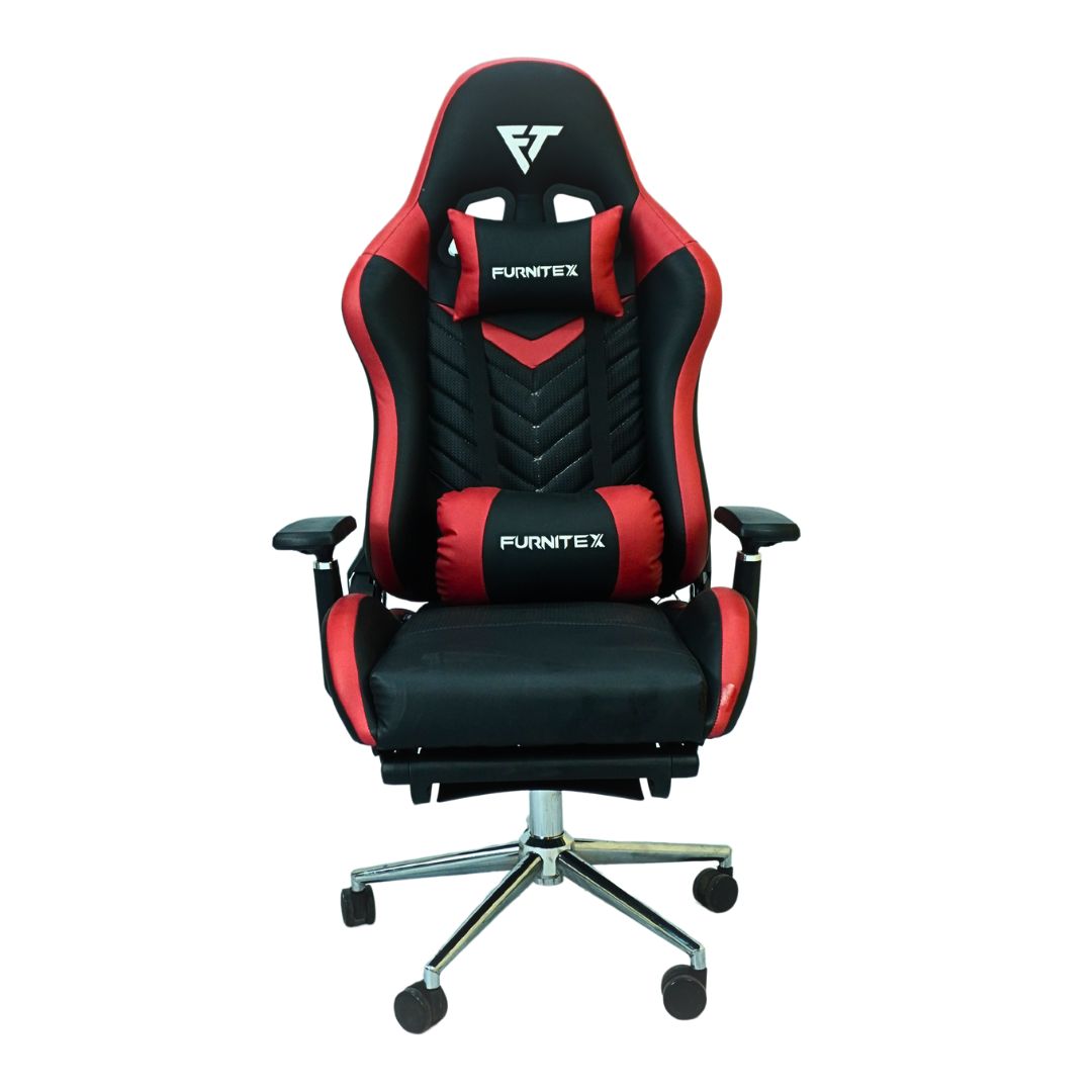 FURNITEX - Gaming Chair with 4D Armrest and Foot Rest (FT-G3 Pro ) Maroon
