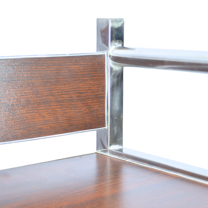 Premium Stainless Steel and Wooden Kitchen Organizer