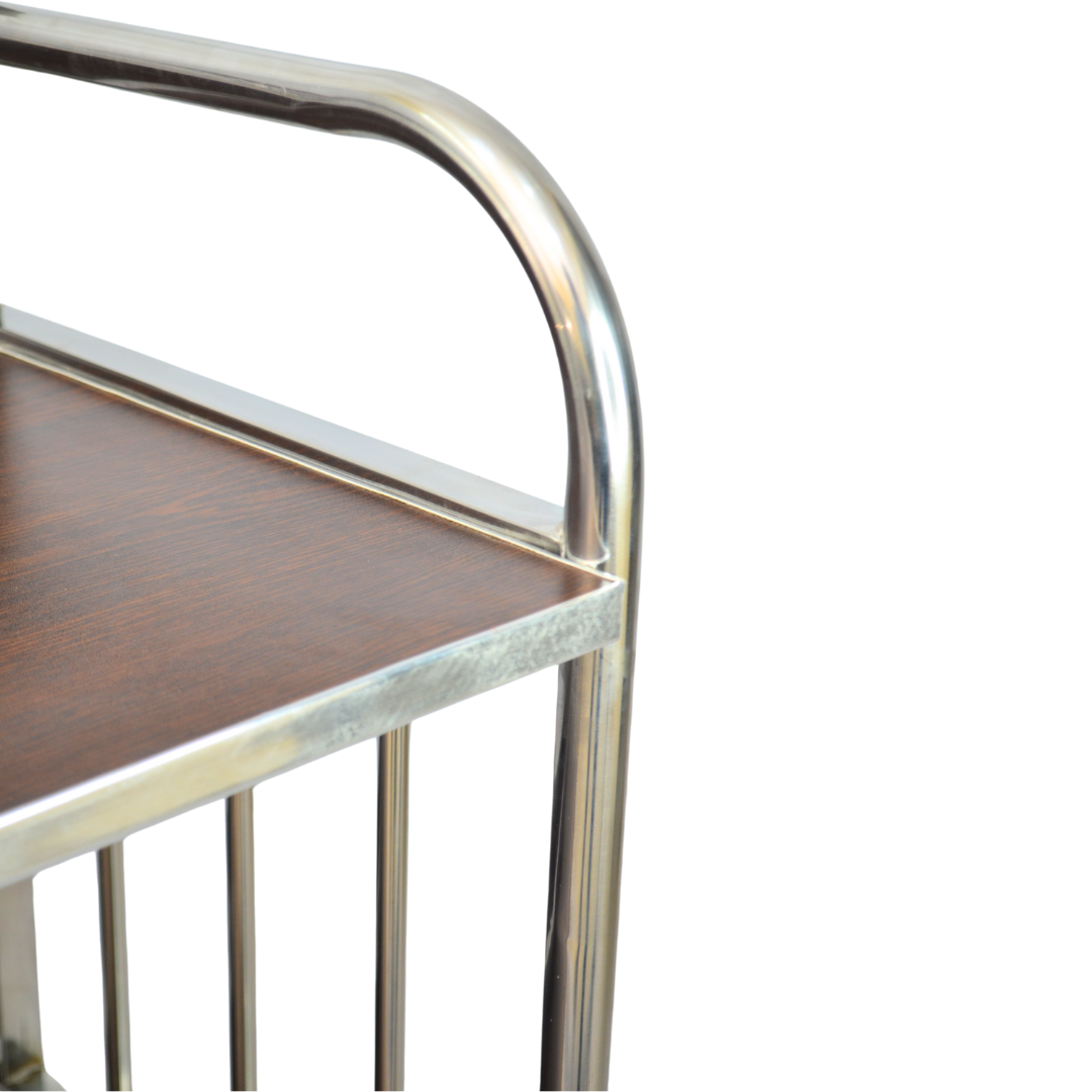 Premium Stainless Steel and Wooden Kitchen Organizer