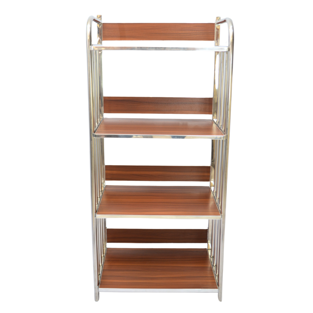 Space-Saving Kitchen Rack Trolley with 4 Shelves – Furnitex