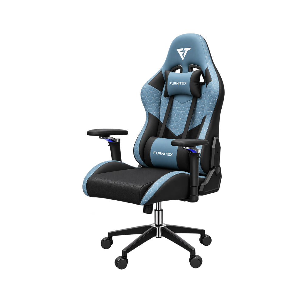 FURNITEX - Gaming Chair with 4D Armrest (FT-Tectonic 001) Slate Blue