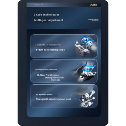 Wavex. - Luxury Massage Chair (C82) Gray - Furnitex Limited