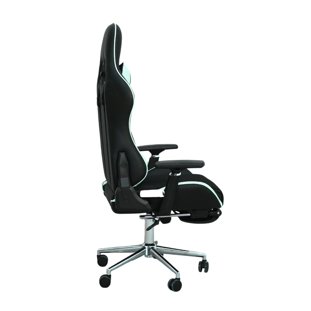 FURNITEX - Gaming Chair with 4D Armrest and Foot Rest (FT-G2 PRO )Glossy Off White - best office chair in bangladesh,  executive chair for office, childs table and chair set, Gaming Chair, Digital Safety Locker, Bar Stool, leather boss chair, Restaurant Chair, Large Antique Wall Mirror -Furnitex Limited