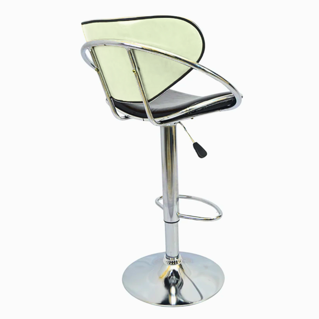Bar Stool (FT-BL1) Glossy Off White